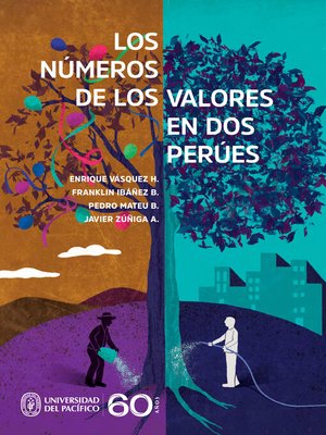 cover image of Los números de los valores en dos Perúes